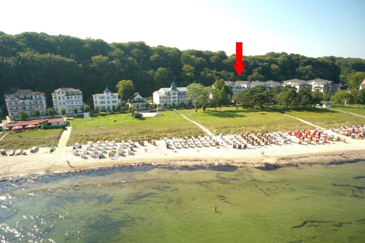 Aparthotel Ostsee Fewo 6 Balkon, Meerblick, Strand Binz Exteriör bild